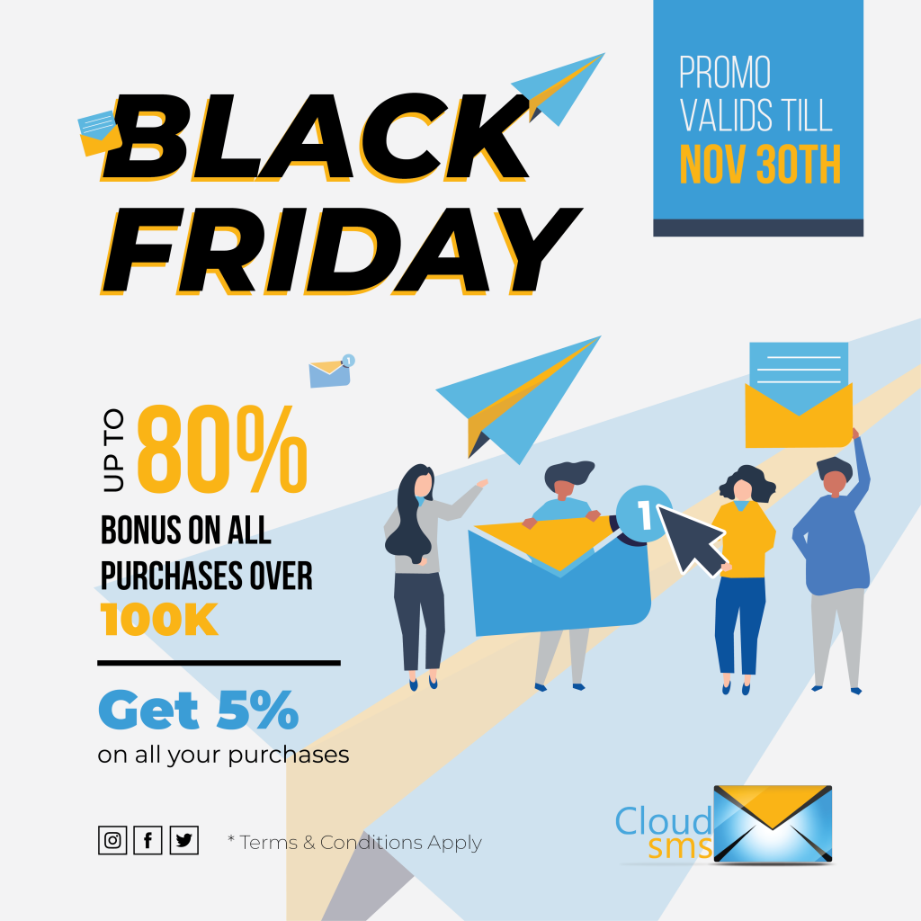 CloudSMS Black Friday